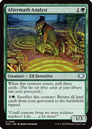 Aftermath Analyst (091) - Commander: Edge of Eternities