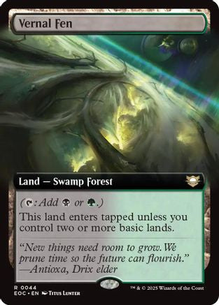 Vernal Fen (Extended Art) (044) - Commander: Edge of Eternities