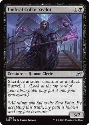 Umbral Collar Zealot (123) Foil - Edge of Eternities