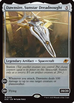 Dawnsire, Sunstar Dreadnought (238) Foil - Edge of Eternities