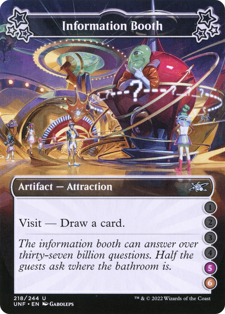 Information Booth (218d) Foil - Unfinity