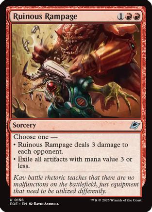 Ruinous Rampage (158) - Edge of Eternities