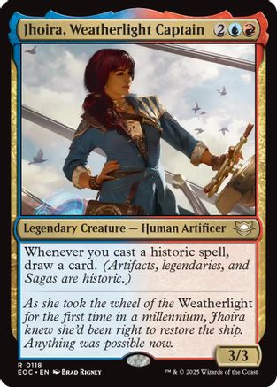 Jhoira, Weatherlight Captain (118) - Commander: Edge of Eternities