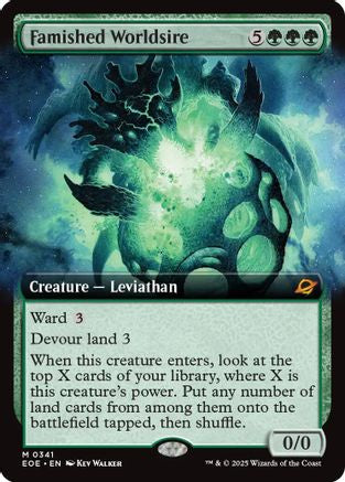 Famished Worldsire (Extended Art) (341) - Edge of Eternities