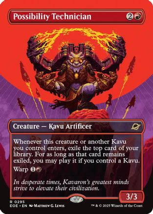 Possibility Technician (Borderless) (295) - Edge of Eternities