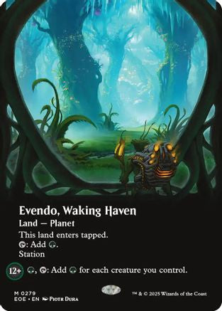 Evendo, Waking Haven (Borderless) (279) Foil - Edge of Eternities