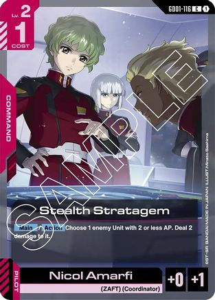 Stealth Stratagem (GD01-116) - Newtype Rising
