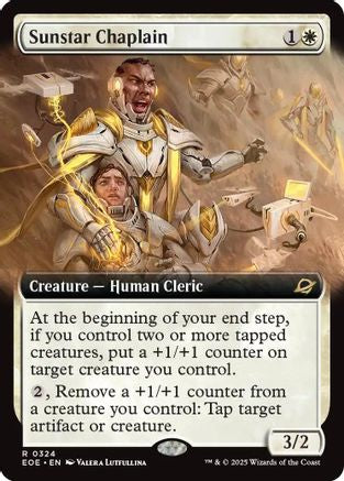 Sunstar Chaplain (Extended Art) (324) Foil - Edge of Eternities