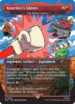 Knuckles's Gloves – The Reaver Cleaver (2095) - Secret Lair Drop Series