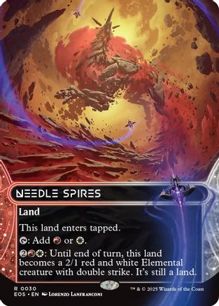 Needle Spires (Borderless) (030) - Edge of Eternities: Stellar Sights