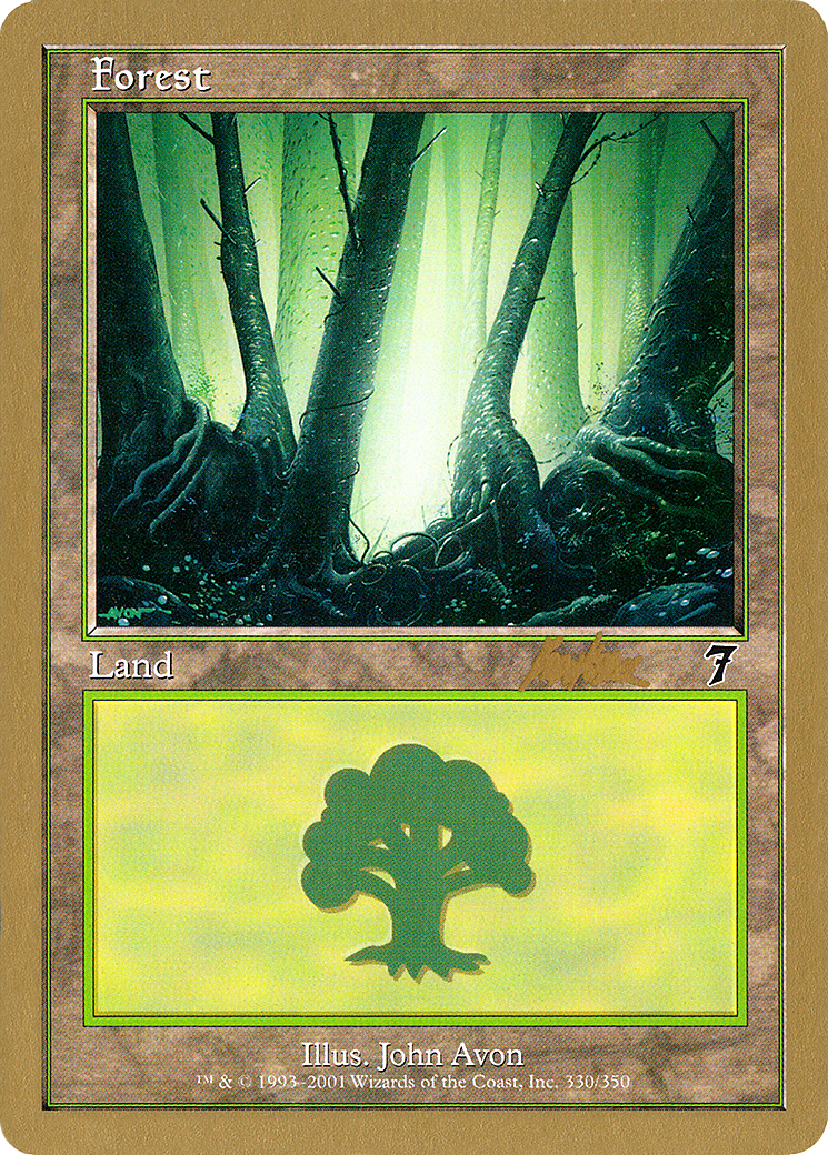 Forest (Retro) (bk330) - World Championship Decks 2002