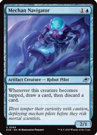 Mechan Navigator (064) Foil - Edge of Eternities