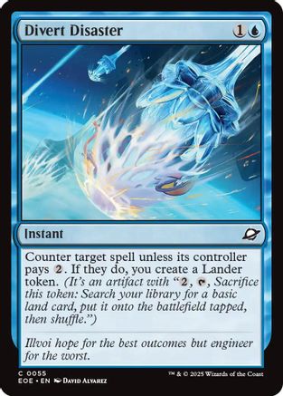 Divert Disaster (055) Foil - Edge of Eternities