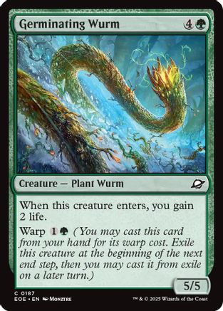 Germinating Wurm (187) - Edge of Eternities