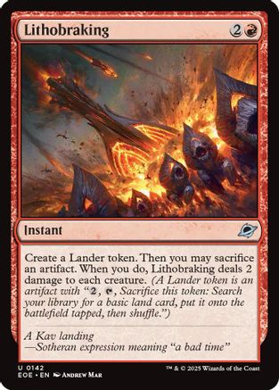 Lithobraking (142) Foil - Edge of Eternities