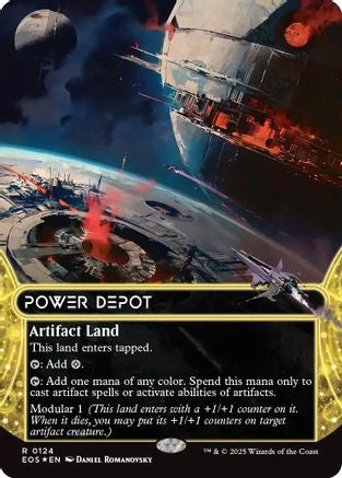 Power Depot (Borderless) (124) Galaxy Foil - Edge of Eternities: Stellar Sights