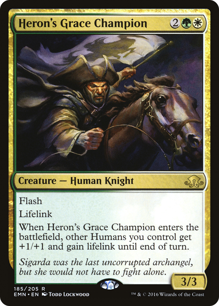 Heron's Grace Champion (185) Foil - Eldritch Moon