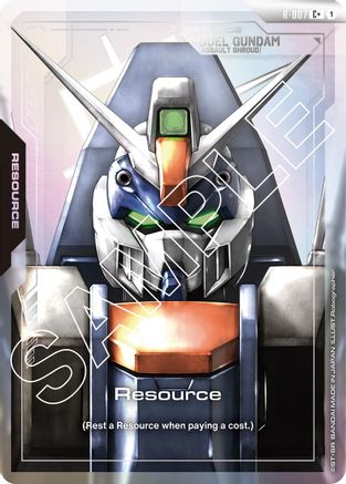 Resource (R-007) (C+) (R-007) Holofoil- Newtype Rising