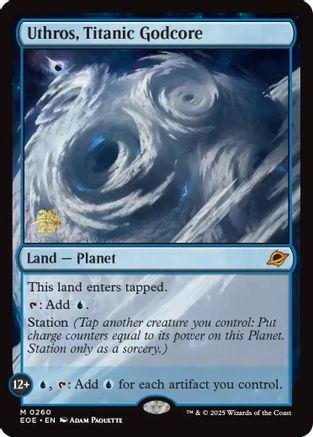 Uthros, Titanic Godcore (260) Foil - Prerelease Cards