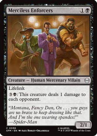Merciless Enforcers (058) Foil - Marvel's Spider-Man