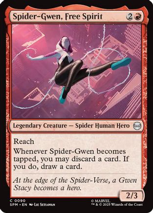 Spider-Gwen, Free Spirit (090) Foil - Marvel's Spider-Man