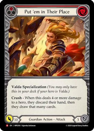 Put 'Em In Their Place (MPG018) Rainbow Foil - Mastery Pack Guardian