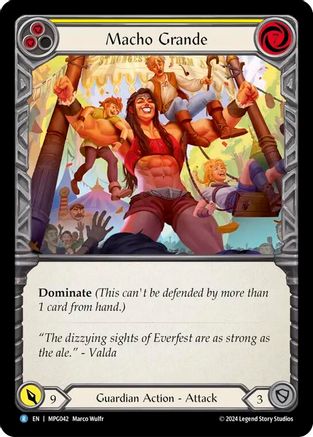 Macho Grande (Yellow) (MPG042) Rainbow Foil - Mastery Pack Guardian