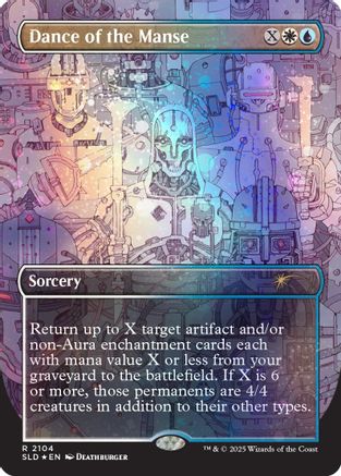 Dance of the Manse (Galaxy Foil) (2104) Foil - Secret Lair Drop Series
