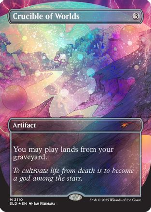 Crucible of Worlds (Galaxy Foil) (2110) Foil - Secret Lair Drop Series