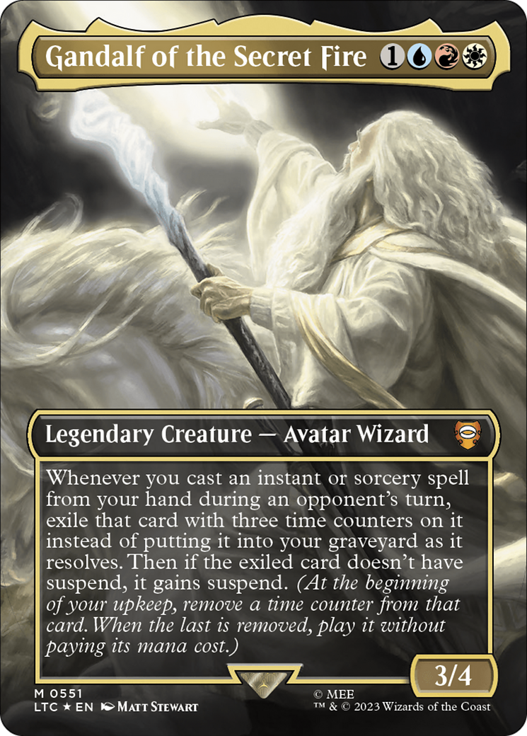 Gandalf of the Secret Fire (551) Foil - Tales of Middle-earth Commander