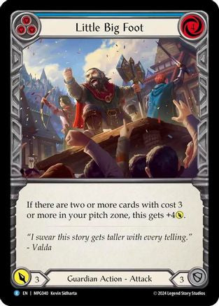 Little Big Foot (Blue) (MPG040) Rainbow Foil - Mastery Pack Guardian