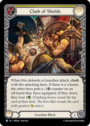 Clash of Shields (MPG051) Rainbow Foil - Mastery Pack Guardian