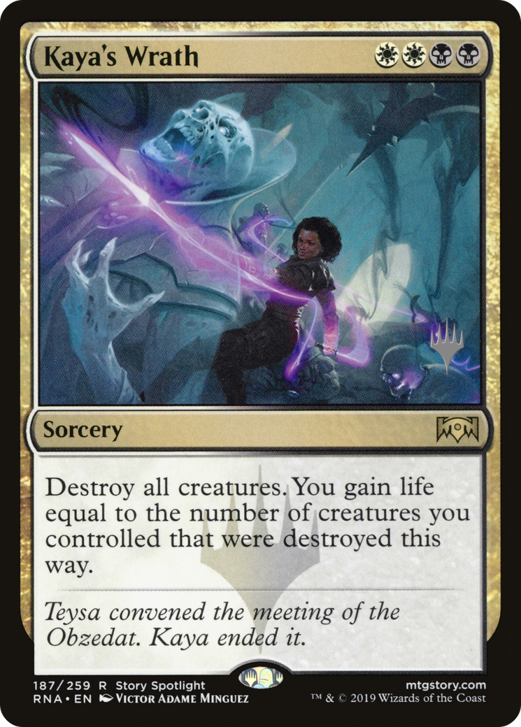Kaya's Wrath (187p) - Ravnica Allegiance Promos