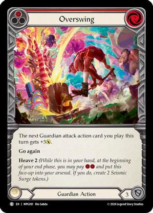 Overswing (Red) (MPG091) - Mastery Pack Guardian