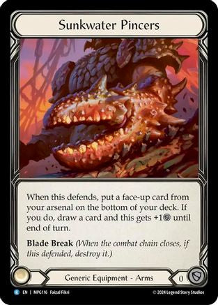 Sunkwater Pincers (MPG116) - Mastery Pack Guardian