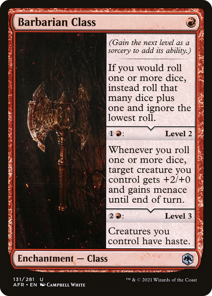 Barbarian Class (131) Foil - Adventures in the Forgotten Realms