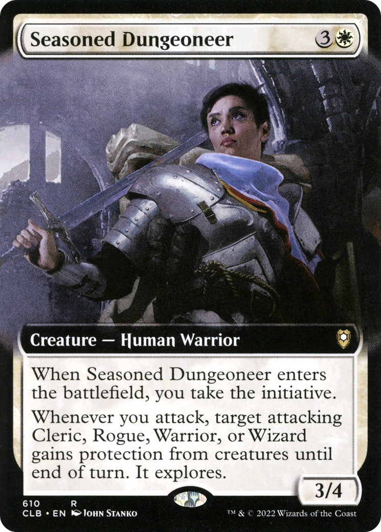 Seasoned Dungeoneer (Extended Art) (610) - Commander Legends: Battle for Baldur's Gate