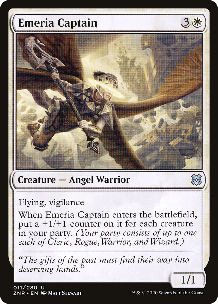 Emeria Captain (011) Foil - Zendikar Rising
