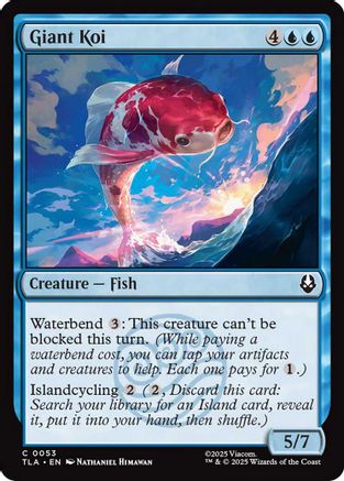 Giant Koi (053) Foil - Avatar: The Last Airbender