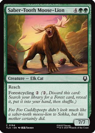 Saber-Tooth Moose-Lion (194) - Avatar: The Last Airbender
