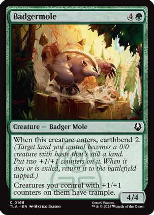 Badgermole (166) Foil - Avatar: The Last Airbender