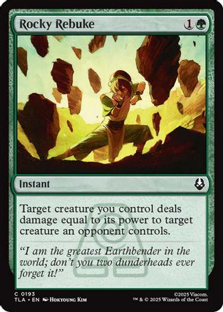 Rocky Rebuke (193) Foil - Avatar: The Last Airbender