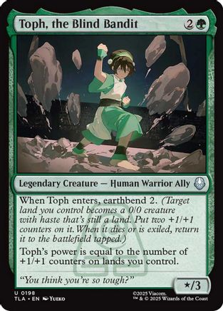 Toph, the Blind Bandit (198) Foil - Avatar: The Last Airbender
