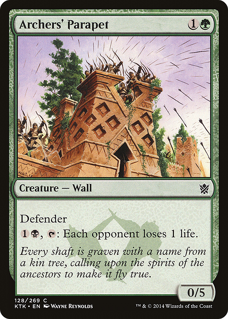 Archers' Parapet (128) - Khans of Tarkir