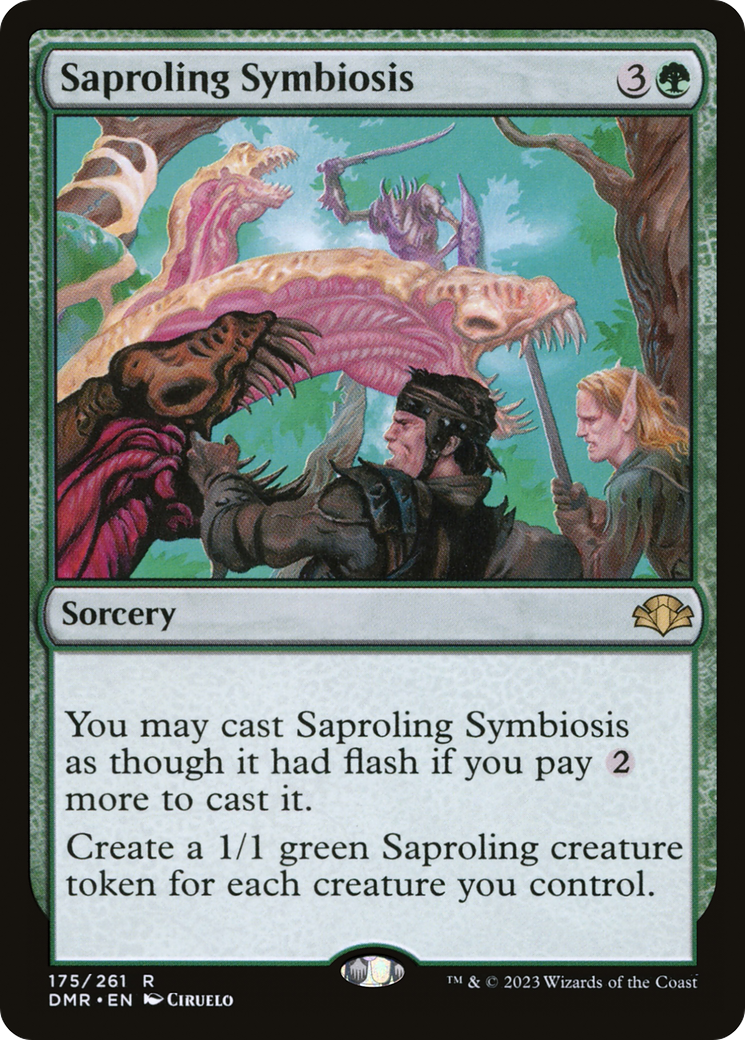 Saproling Symbiosis (175) - Dominaria Remastered