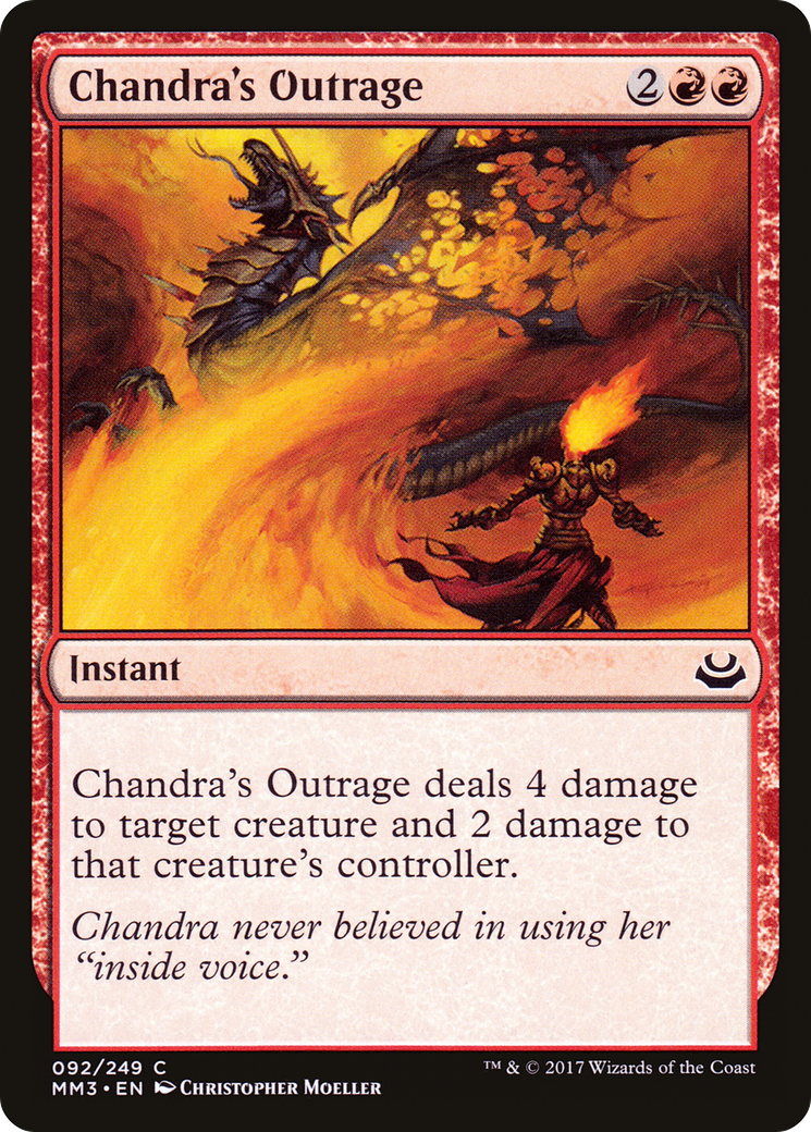 Chandra's Outrage (092) - Modern Masters 2017