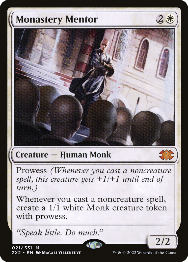 Monastery Mentor (021) Foil - Double Masters 2022