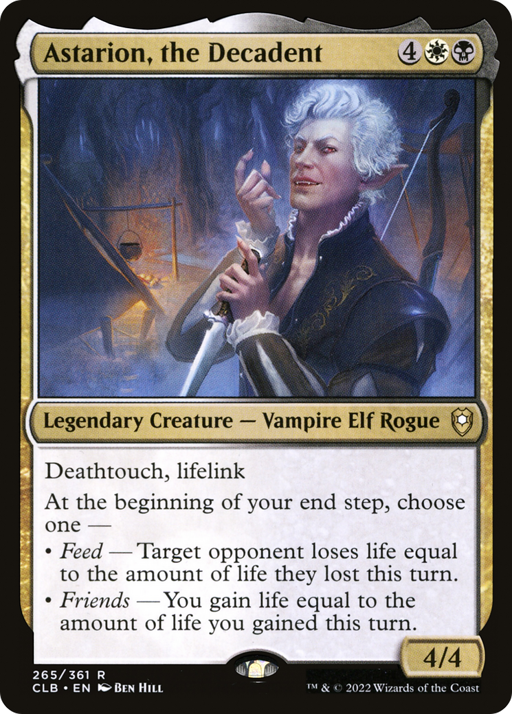 Astarion, the Decadent (265) Foil - Commander Legends: Battle for Baldur's Gate