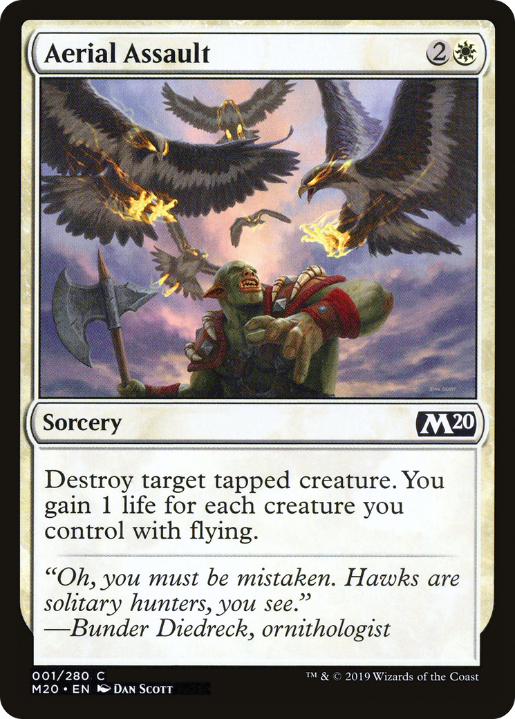 Aerial Assault (001) Foil - Core Set 2020
