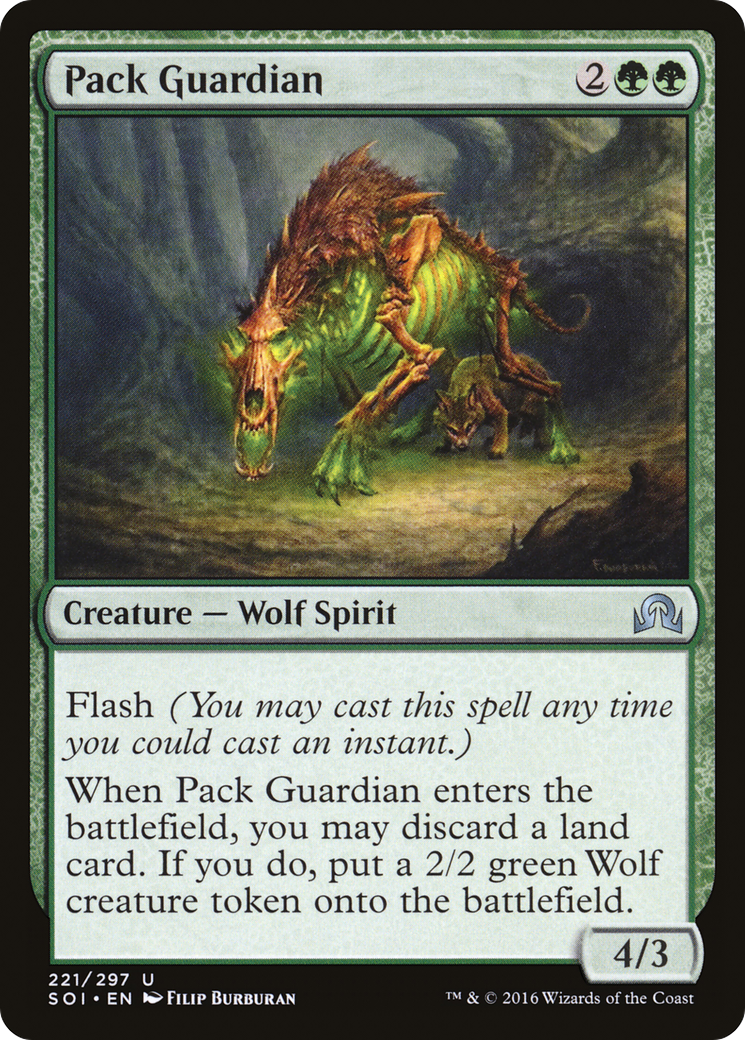 Pack Guardian (221) - Shadows over Innistrad